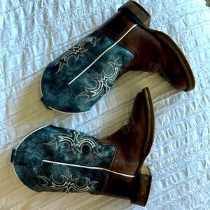 Old West Boys Cowboy Boots size 12